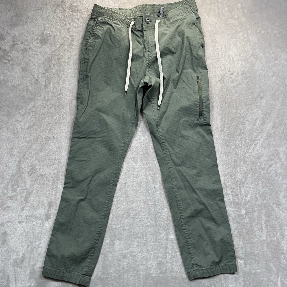 Vuori Ripstop Pant Army Green Womens Size Medium VW401